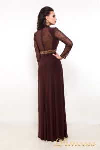 Вечернее платье 110913. Цвет коричневый. Вид 2