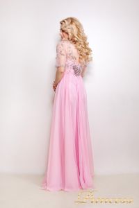 Вечернее платье 12009. Цвет розовый. Вид 2