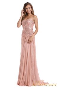Вечернее платье 12012. Цвет розовый. Вид 2