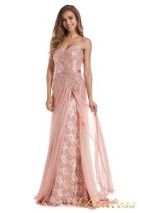 Вечернее платье 12012. Цвет розовый. Вид 1