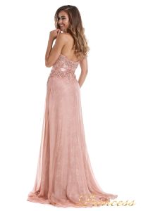 Вечернее платье 12012. Цвет розовый. Вид 4