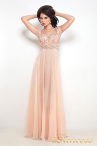 Вечернее платье 12019. Цвет розовый. Вид 1