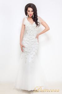Свадебное платье 12029. Цвет белый. Вид 1