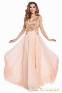 Вечернее платье 12068. Цвет розовый. Вид 6
