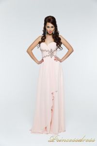 Вечернее платье 121135. Цвет розовый. Вид 3