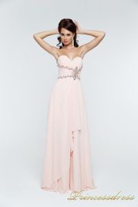 Вечернее платье 121135. Цвет розовый. Вид 1