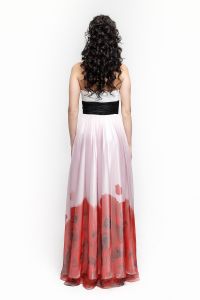 Вечернее платье 1285. Цвет красный. Вид 3