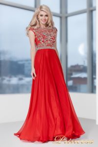 Вечернее платье 130016- ROYAL. Цвет красный. Вид 3