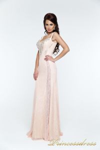 Вечернее платье 131388. Цвет розовый. Вид 2
