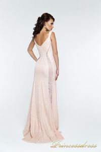 Вечернее платье 131388. Цвет розовый. Вид 3