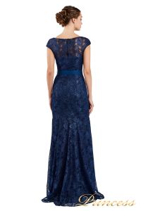 Вечернее платье 13710 blue. Цвет синий. Вид 3
