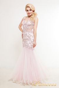 Вечернее платье 1373. Цвет розовый. Вид 1