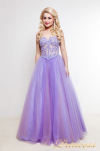 Вечернее платье 1391. Цвет фиолетовый. Вид 1