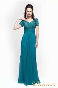 Вечернее платье 140951. Цвет зеленый. Вид 1