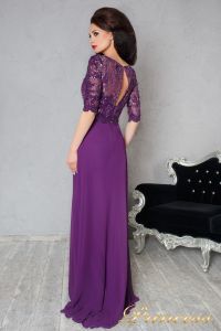 Вечернее платье 140956. Цвет фиолетовый. Вид 2