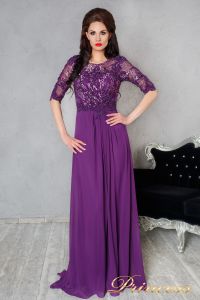 Вечернее платье 140956. Цвет фиолетовый. Вид 1