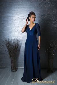 Вечернее платье 140957. Цвет синий. Вид 5