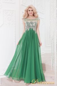 Вечернее платье 4675 green. Цвет зеленый. Вид 1