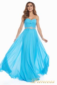 Вечернее платье 159764 agua blue. Цвет голубой. Вид 1