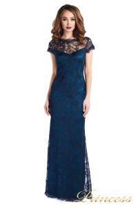 Вечернее платье 1628 dark-navy. Цвет синий. Вид 2