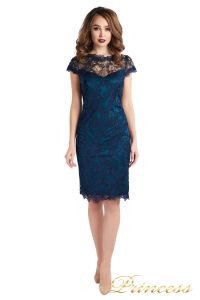 Коктейльное платье 1645 dark-navy. Цвет синий. Вид 1