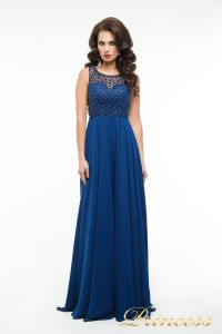 Вечернее платье 166N. Цвет синий. Вид 2
