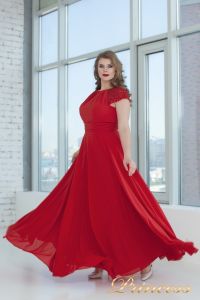 Вечернее платье 709_red . Цвет красный. Вид 1