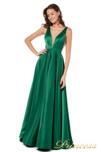 Вечернее платье 18074 green. Цвет зеленый. Вид 1