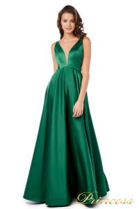 Вечернее платье 18074 green. Цвет зеленый. Вид 4