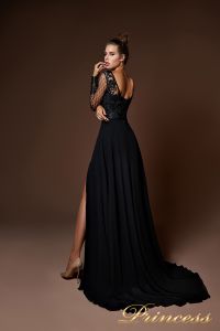 Вечернее платье 9059. Цвет чёрный. Вид 2