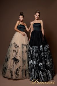 Вечернее платье 9060. Цвет чёрный. Вид 1