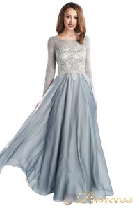 Вечернее платье 20245-171 gray. Цвет стальной. Вид 2