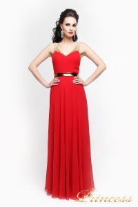 Вечернее платье 2088R. Цвет красный. Вид 1