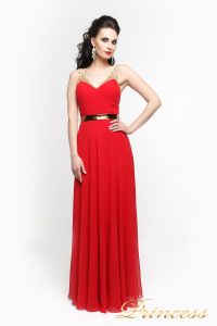 Вечернее платье 2088R. Цвет красный. Вид 2