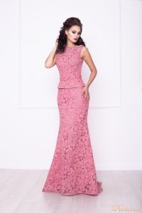Вечернее платье 216015. Цвет розовый. Вид 1