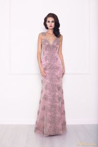 Вечернее платье 216021. Цвет розовый. Вид 1