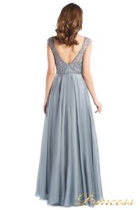 Вечернее платье 20245-171 gray. Цвет стальной. Вид 3