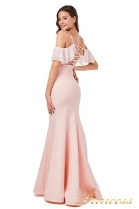 Вечернее платье 227586 pink. Цвет пастель. Вид 2
