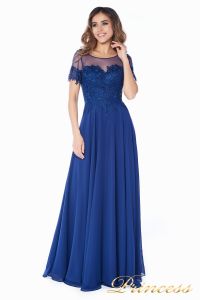 Вечернее платье 246194 navy. Цвет синий. Вид 2