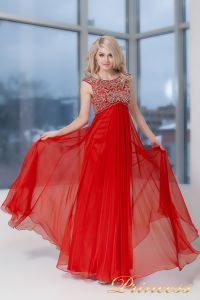 Вечернее платье 2630-2 RED . Цвет красный. Вид 4