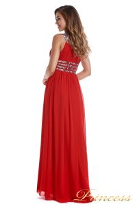 Вечернее платье 300718- coral. Цвет красный. Вид 4