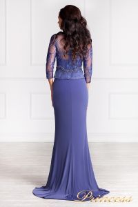 Вечернее платье 3199. Цвет фиолетовый. Вид 3
