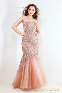 Вечернее платье 3557. Цвет розовый. Вид 1