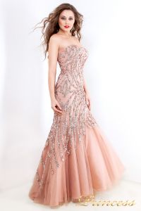 Вечернее платье 3557. Цвет розовый. Вид 2