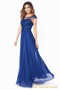Вечернее платье 4675-1 navy. Цвет синий. Вид 6