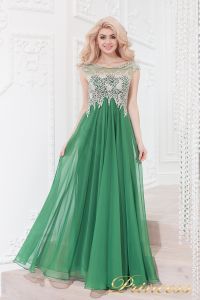 Вечернее платье 4675 green. Цвет зеленый. Вид 2