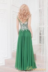 Вечернее платье 4675 green. Цвет зеленый. Вид 3