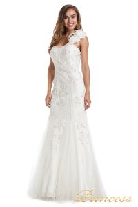 Свадебное платье 6010W. Цвет белый. Вид 3