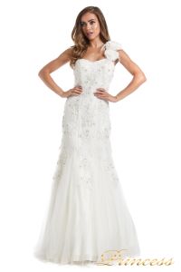 Свадебное платье 6010W. Цвет белый. Вид 4