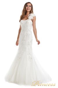 Свадебное платье 6010W. Цвет белый. Вид 1